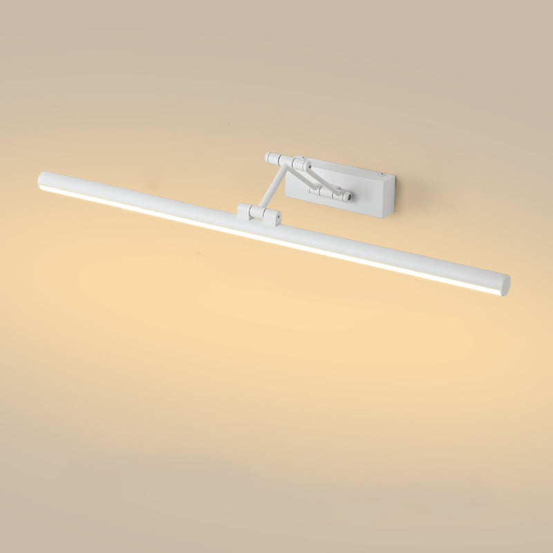 Modern Simple Vanity Light Cylinder Shape Scalable Vanity Lamp for Shower Room