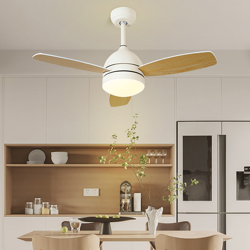 Metal Fan Shape Ceiling Fan Kid Style 1-Light Ceiling Fans Fixtures