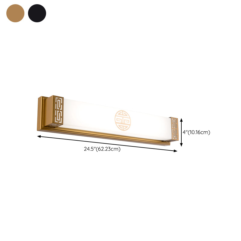 Contemporary Vanity Lighting Metal Wall Light Fixture for Bathroom