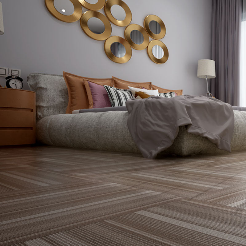 Peel and Stick Flooring Vinyl Square Marble Print Indoor Flooring Vinyl