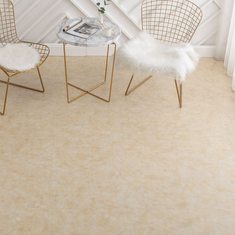 Peel and Stick Flooring Vinyl Square Marble Print Indoor Flooring Vinyl