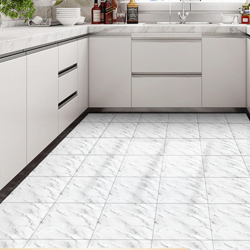 Peel & Stick Vinyl Flooring Smooth Marble Look Vinyl Flooring with Waterproof
