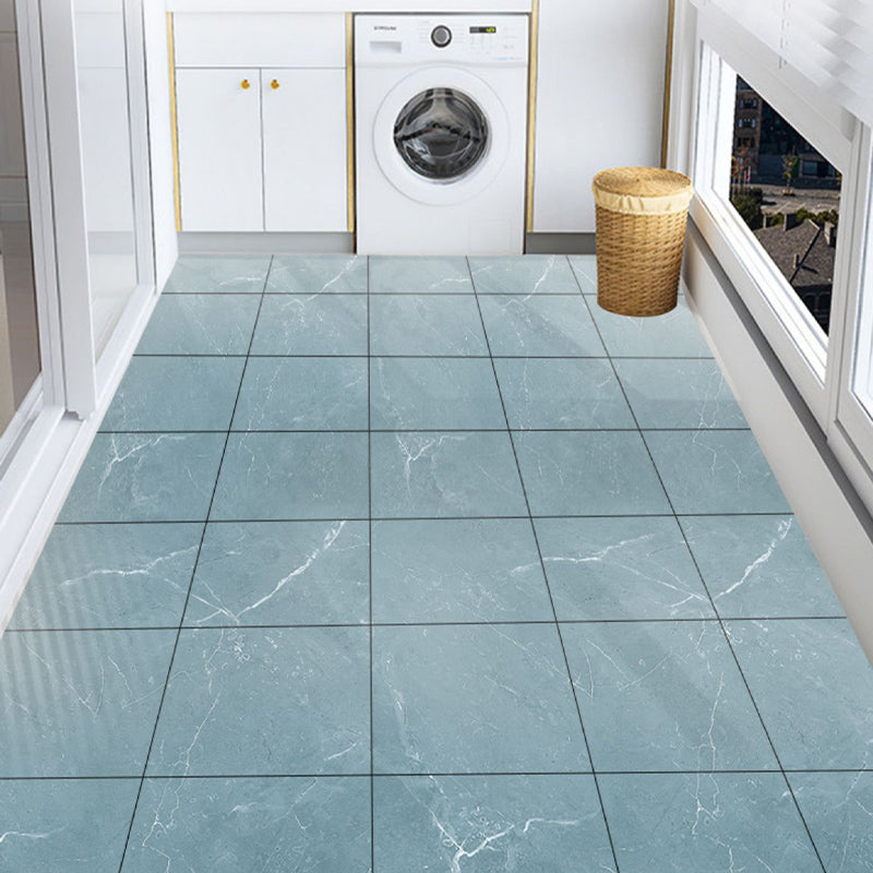 Peel & Stick Vinyl Flooring Smooth Vinyl Flooring with Marble Look