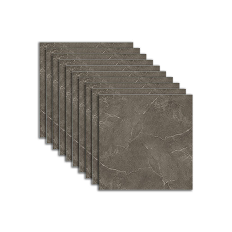 Peel & Stick Vinyl Flooring Smooth Vinyl Flooring with Marble Look