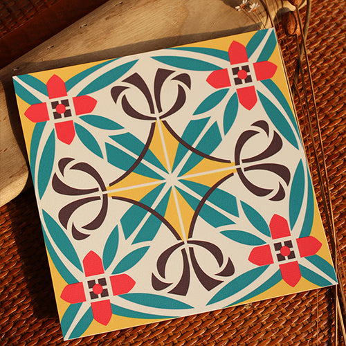 Peel & Stick Vinyl Flooring Multi-Tonal Style Vinyl Flooring with Low Gloss