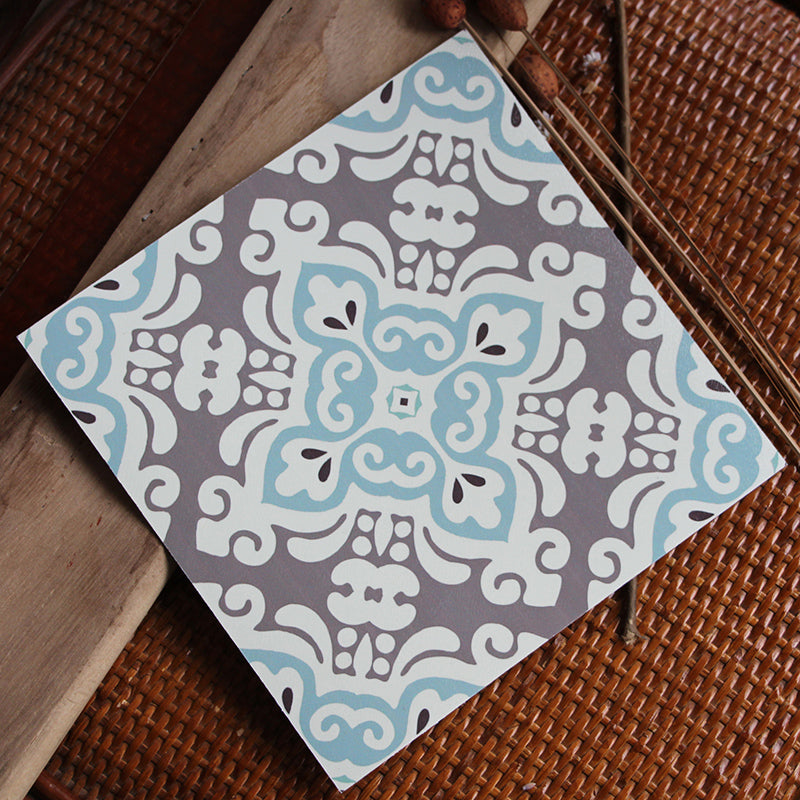 Peel & Stick Vinyl Flooring Multi-Tonal Style Vinyl Flooring with Low Gloss