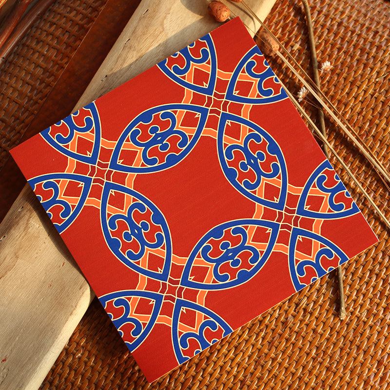 Peel & Stick Vinyl Flooring Multi-Tonal Style Vinyl Flooring with Low Gloss