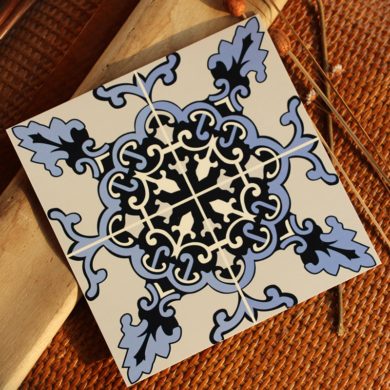 Peel & Stick Vinyl Flooring Multi-Tonal Style Vinyl Flooring with Low Gloss