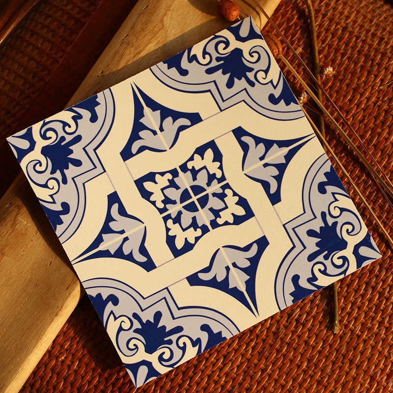 Peel & Stick Vinyl Flooring Multi-Tonal Style Vinyl Flooring with Low Gloss