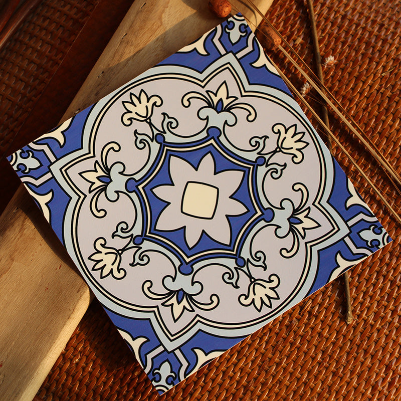 Peel & Stick Vinyl Flooring Multi-Tonal Style Vinyl Flooring with Low Gloss