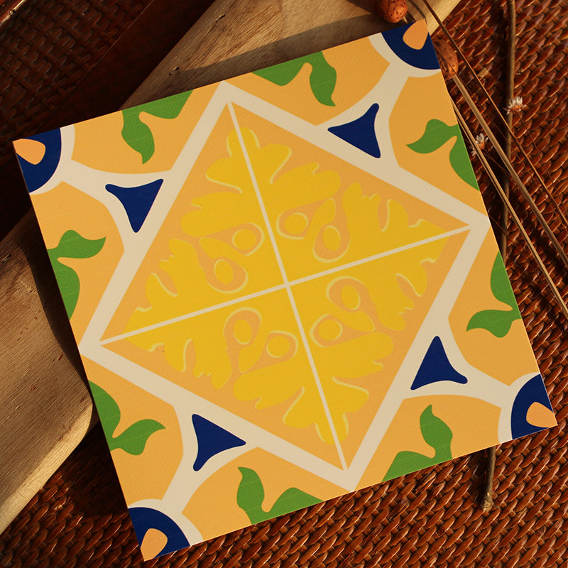 Peel & Stick Vinyl Flooring Multi-Tonal Style Vinyl Flooring with Low Gloss