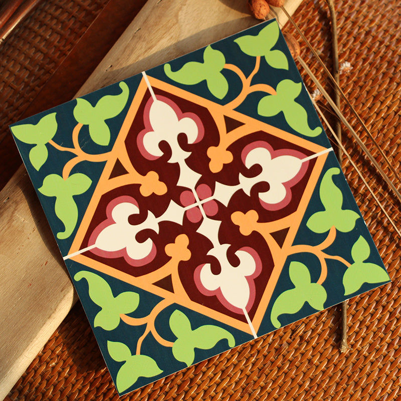 Peel & Stick Vinyl Flooring Multi-Tonal Style Vinyl Flooring with Low Gloss