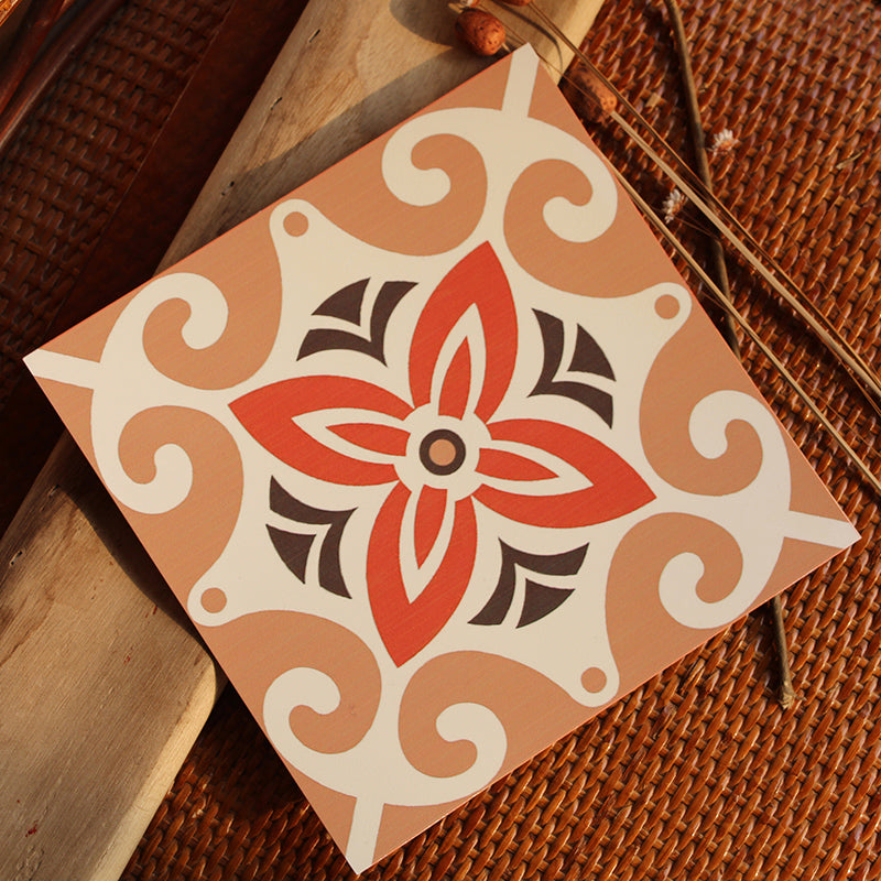 Peel & Stick Vinyl Flooring Multi-Tonal Style Vinyl Flooring with Low Gloss