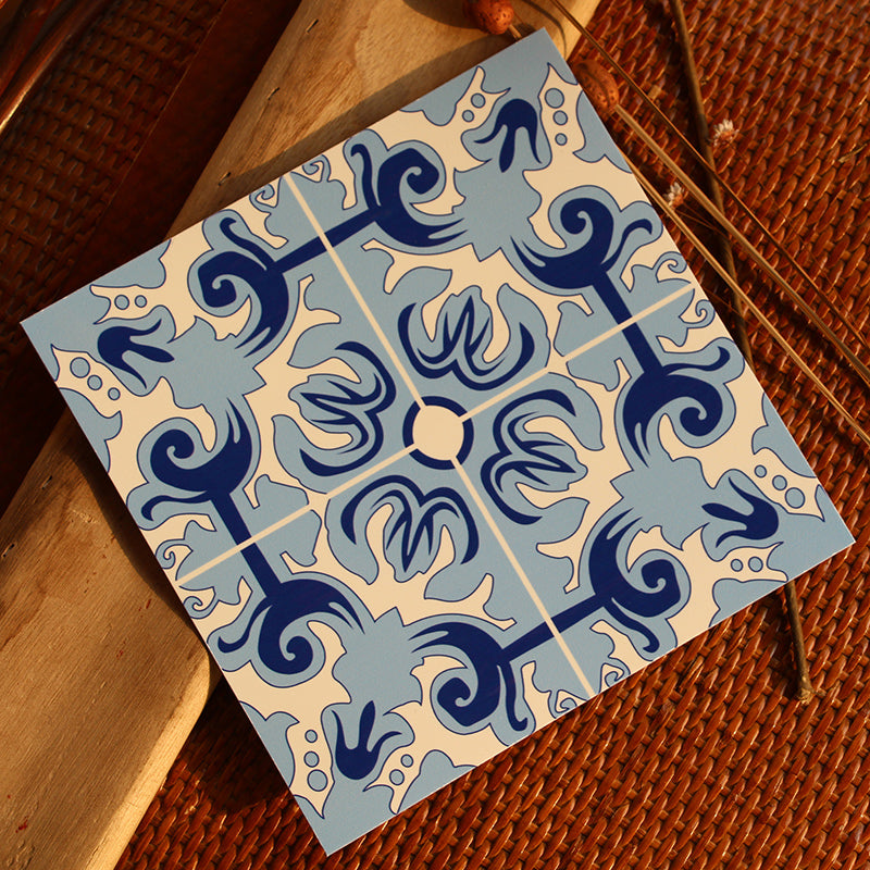 Peel & Stick Vinyl Flooring Multi-Tonal Style Vinyl Flooring with Low Gloss