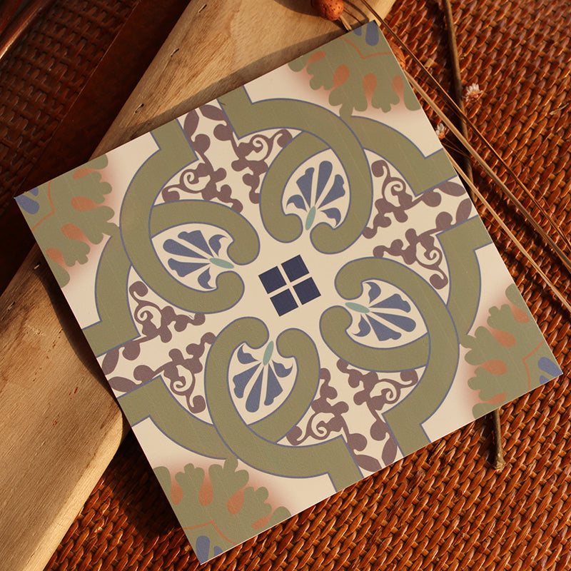 Peel & Stick Vinyl Flooring Multi-Tonal Style Vinyl Flooring with Low Gloss