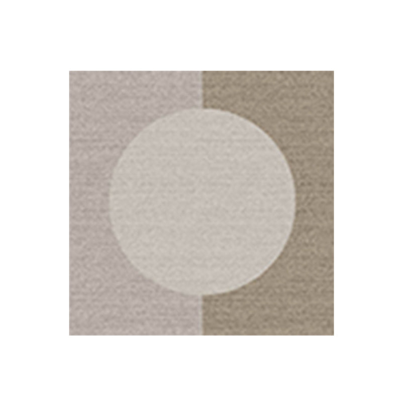 20" X 20" Carpet Tile Geometric Print Level Cut and Loop Non-Skid Living Room Carpet Tile