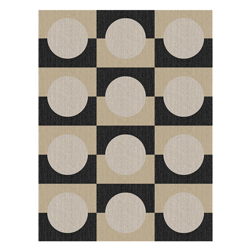 20" X 20" Carpet Tile Geometric Print Level Cut and Loop Non-Skid Living Room Carpet Tile