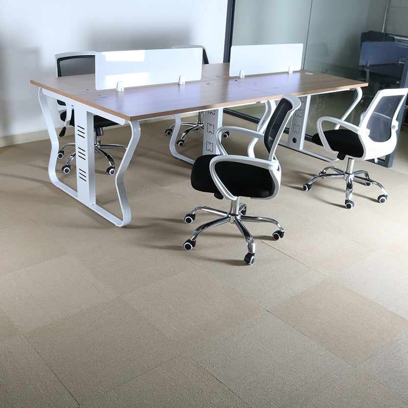 Indoor Carpet Tiles Square Pattern Multi Level Loop Peel and Stick Carpet Tiles