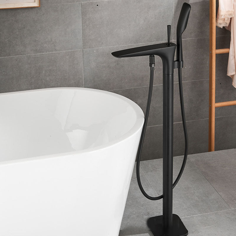 Modern Free-standing Faucet Bathtub Handheld Shower Head Faucet