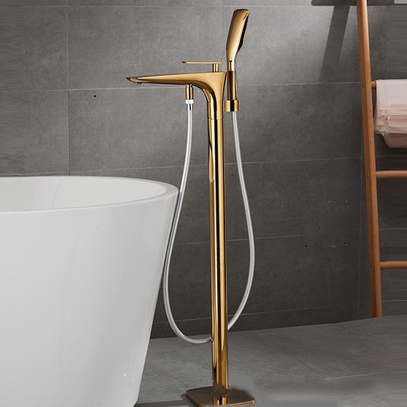Modern Free-standing Faucet Bathtub Handheld Shower Head Faucet