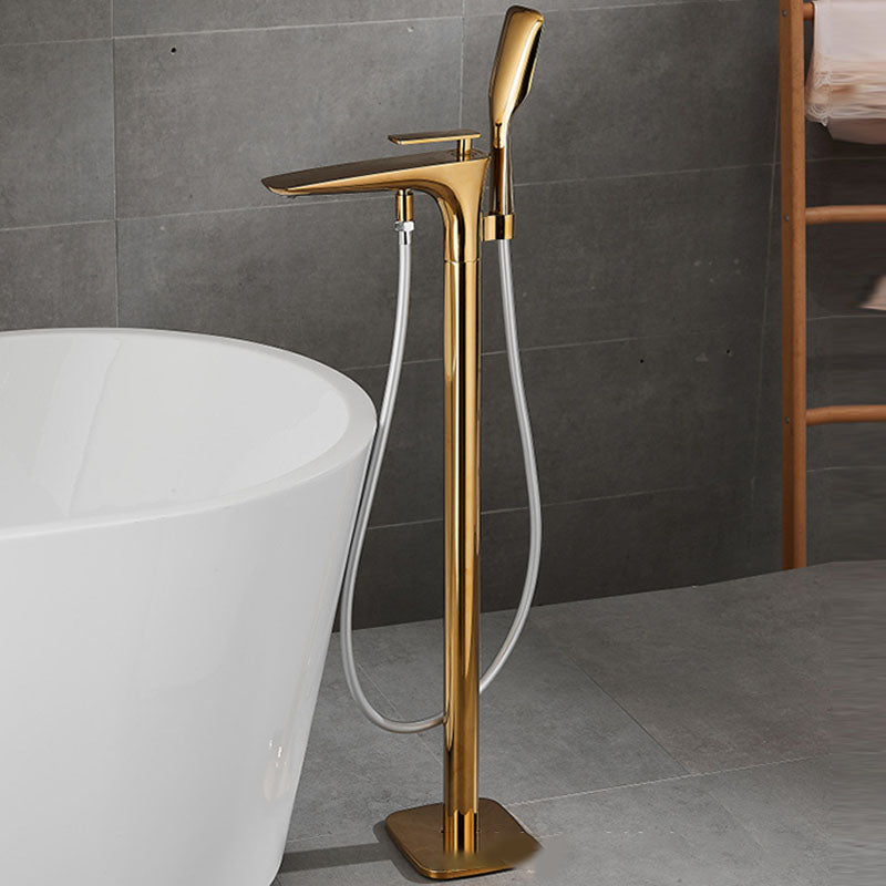 Modern Free-standing Faucet Bathtub Handheld Shower Head Faucet