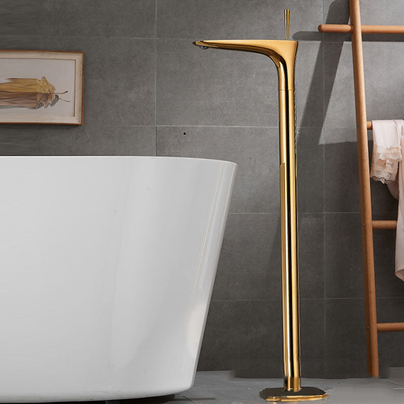 Modern Free-standing Faucet Bathtub Handheld Shower Head Faucet