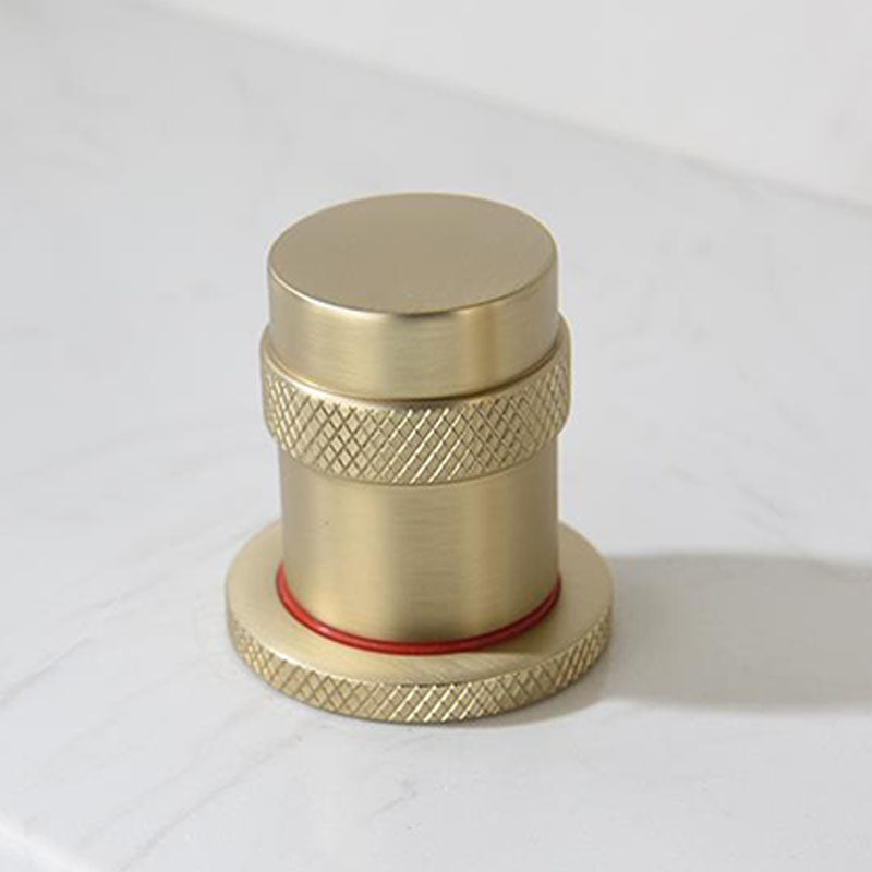 Modern Brass Tub Faucet with 2 Handles Deck Mount Bathroom Faucet