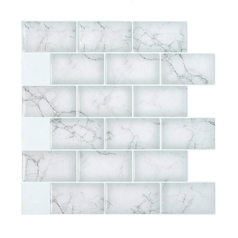 PVC Peel and Stick Tiles Waterproof Peel and Stick Tiles with Square Shape