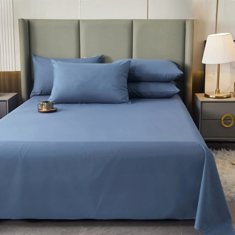 Cotton Bed Sheet Set Modern Elegant Fitted Sheet for Bedroom