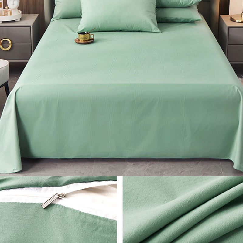 Cotton Bed Sheet Set Modern Elegant Fitted Sheet for Bedroom