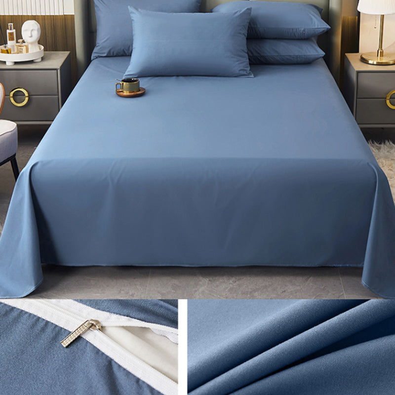 Cotton Bed Sheet Set Modern Elegant Fitted Sheet for Bedroom