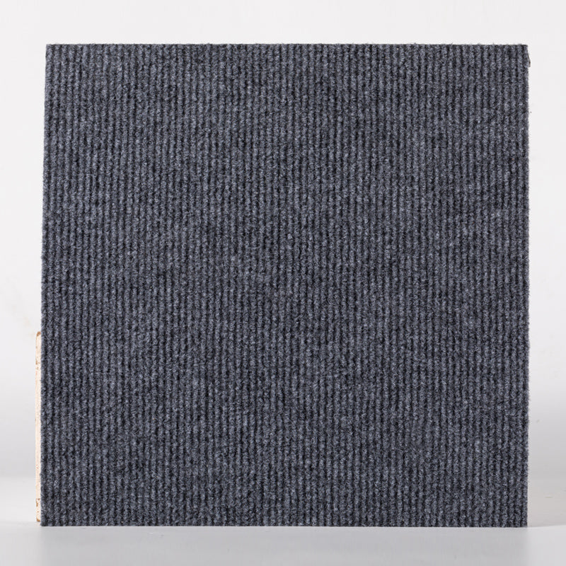 Carpet Tile Fade Resistant Non-Skid Solid Color Self-Stick Carpet Tiles Living Room
