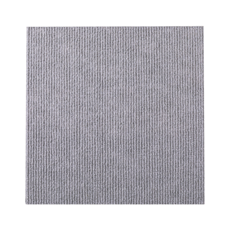Carpet Tile Fade Resistant Non-Skid Solid Color Self-Stick Carpet Tiles Living Room