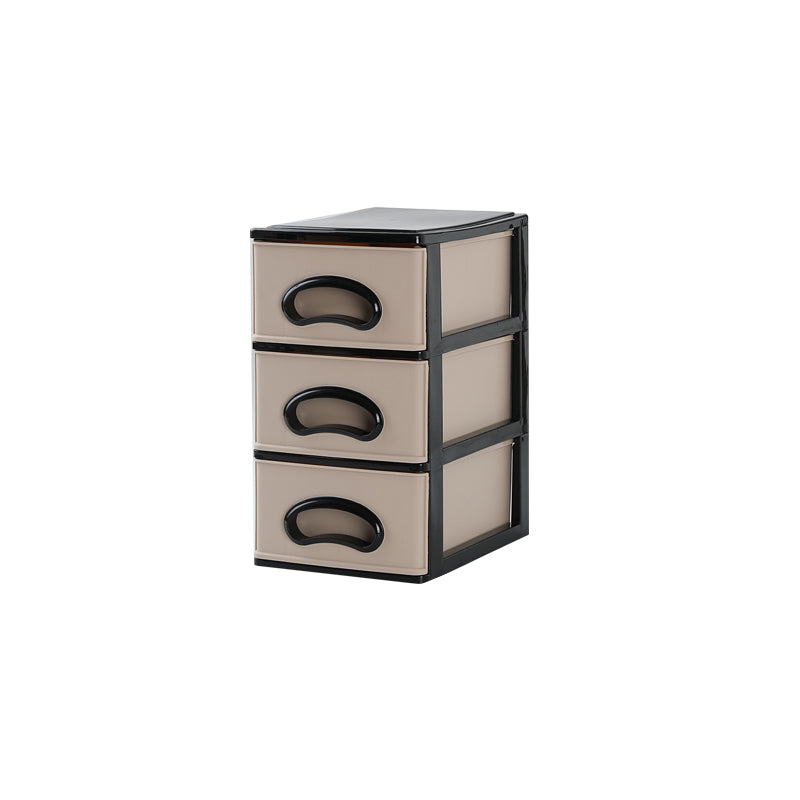 Vertical Filing Cabinet Plastic Drawers File Cabinet for Home and Office