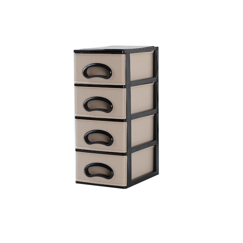 Vertical Filing Cabinet Plastic Drawers File Cabinet for Home and Office