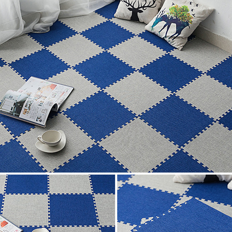 Modern Floor Tile Foam Interlocking Stain Resistant Indoor Floor Carpet Tile