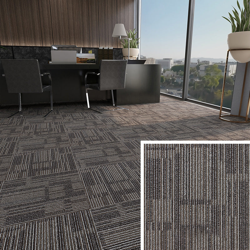 Modern Carpet Floor Tile Self Adhesive Level Loop Fade Resistant Carpet Tile