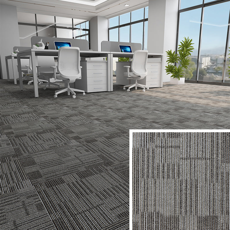 Modern Carpet Floor Tile Self Adhesive Level Loop Fade Resistant Carpet Tile