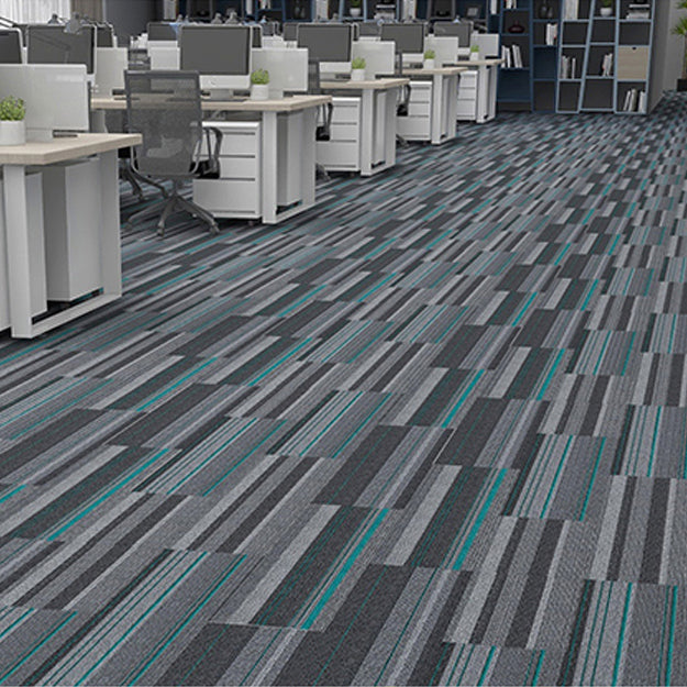 Modern Carpet Floor Tile Self Adhesive Level Loop Fade Resistant Carpet Tile