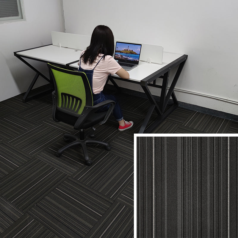 Modern Carpet Floor Tile Self Adhesive Level Loop Fade Resistant Carpet Tile