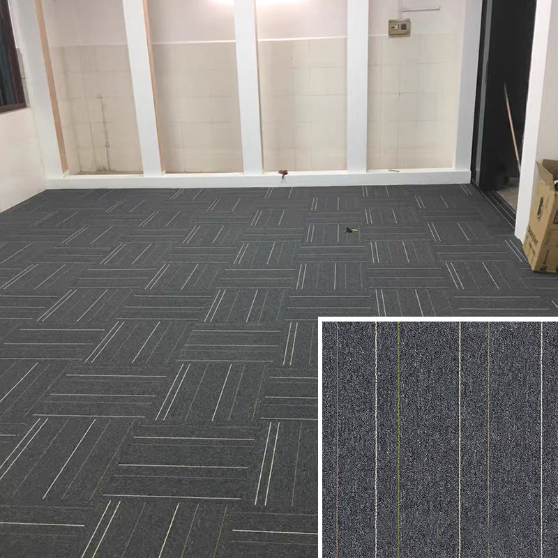 Modern Carpet Floor Tile Self Adhesive Level Loop Fade Resistant Carpet Tile