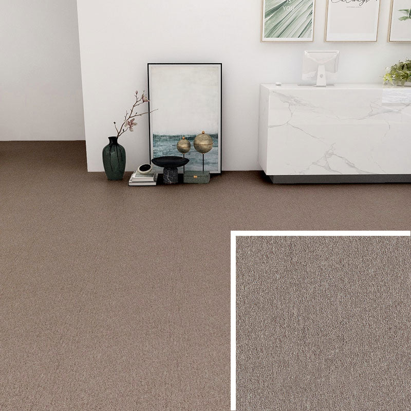Modern Carpet Floor Tile Self Adhesive Level Loop Fade Resistant Carpet Tile