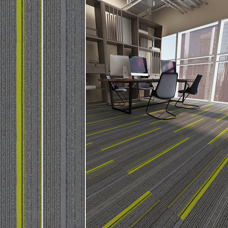 Modern Carpet Floor Tile Self Adhesive Level Loop Fade Resistant Carpet Tile