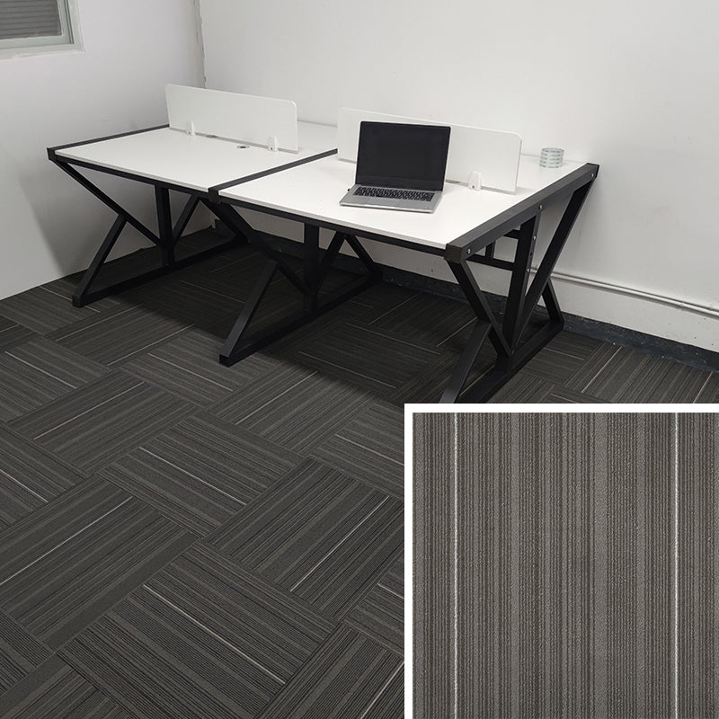 Modern Carpet Floor Tile Self Adhesive Level Loop Fade Resistant Carpet Tile