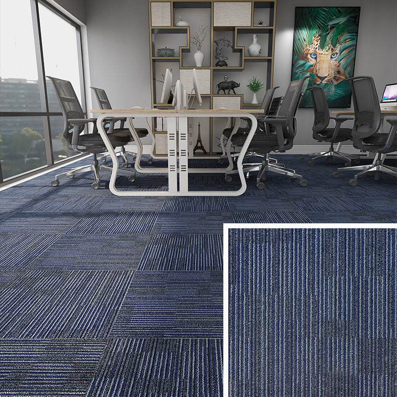 Modern Carpet Floor Tile Self Adhesive Level Loop Fade Resistant Carpet Tile