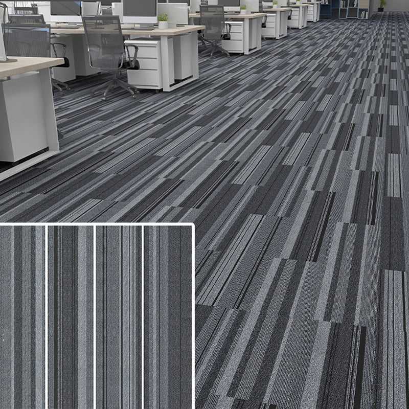 Modern Carpet Floor Tile Self Adhesive Level Loop Fade Resistant Carpet Tile