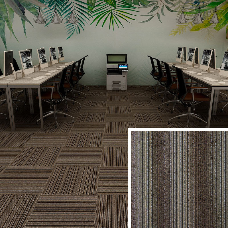 Modern Carpet Floor Tile Self Adhesive Level Loop Fade Resistant Carpet Tile