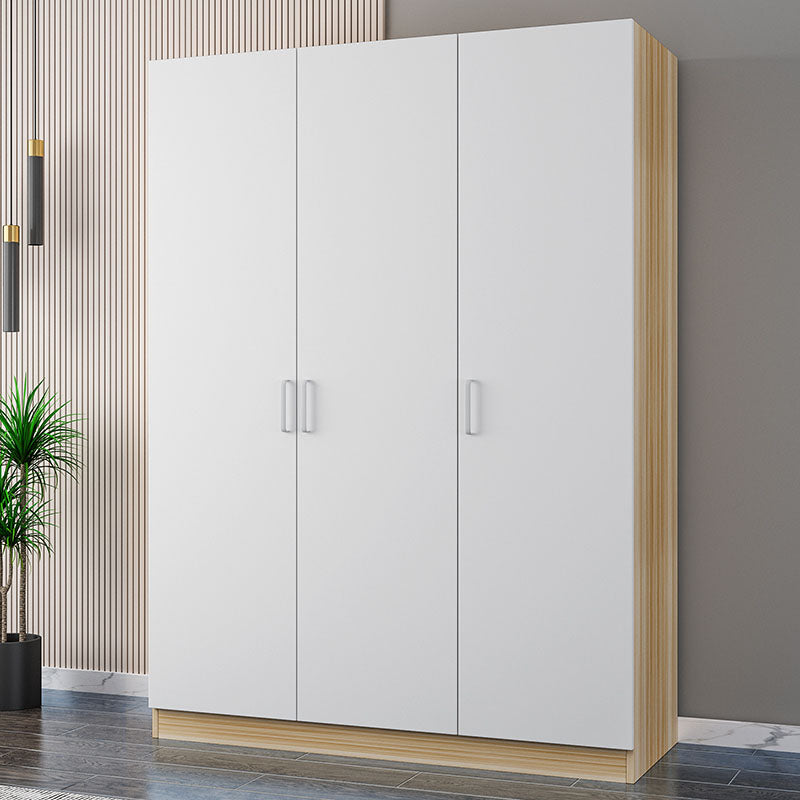 Contemporary Style Wardrobe Closet Wood Combination Armoire for Bedroom
