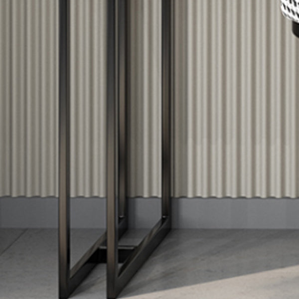 Scandinavian Stone White Vanity Desk 5-Drawers Vanity Dressing Table