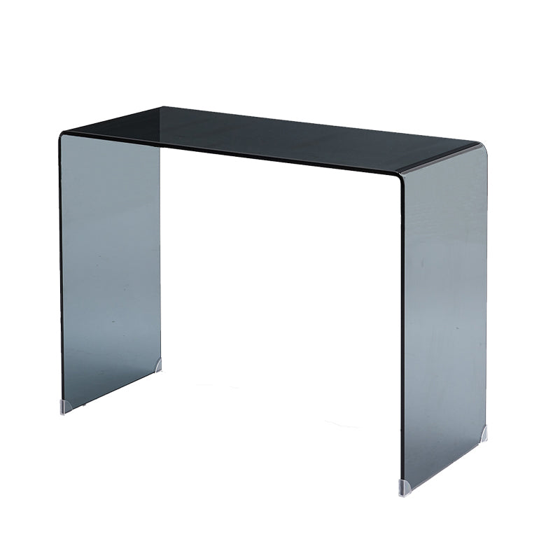 Contemporary Glass Make-up Vanity Glass Top Vanity Set for Bedroom